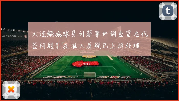 大连鲲城球员讨薪事件调查冒名代签问题引发准入质疑已上诉处理
